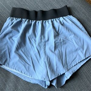 Blue Shein Shorts with spandex